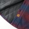 imageDubinik Mens Shacket Flannel Shirt For Men Lightweight Jacket Overshirt Warm Lined Coats Casual Plaid Long Sleeve ButtonNavy Blue and Purple 182