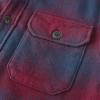 imageDubinik Mens Shacket Flannel Shirt For Men Lightweight Jacket Overshirt Warm Lined Coats Casual Plaid Long Sleeve ButtonNavy Blue and Purple 182