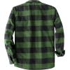 imageDubinik Mens Shacket Flannel Shirt For Men Lightweight Jacket Overshirt Warm Lined Coats Casual Plaid Long Sleeve ButtonOlive Green and Black 182