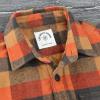imageDubinik Mens Shacket Flannel Shirt For Men Lightweight Jacket Overshirt Warm Lined Coats Casual Plaid Long Sleeve ButtonOrange Yellow and Gray 182