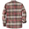 imageDubinik Mens Shacket Flannel Shirt For Men Lightweight Jacket Overshirt Warm Lined Coats Casual Plaid Long Sleeve ButtonPink Khaki and Light Green 182