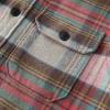 imageDubinik Mens Shacket Flannel Shirt For Men Lightweight Jacket Overshirt Warm Lined Coats Casual Plaid Long Sleeve ButtonPink Khaki and Light Green 182
