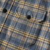 imageDubinik Mens Shacket Flannel Shirt For Men Lightweight Jacket Overshirt Warm Lined Coats Casual Plaid Long Sleeve ButtonYellow Blue and Khaki 182