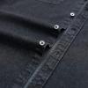 imageDubinik Mens Button Up Shirts Long Sleeve Casual Button Down Work Shirt Men Two Pocket Cotton with ComfortableBlack