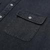imageDubinik Mens Button Up Shirts Long Sleeve Casual Button Down Work Shirt Men Two Pocket Cotton with ComfortableBlack
