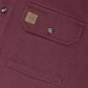 imageDubinik Mens Button Up Shirts Long Sleeve Casual Button Down Work Shirt Men Two Pocket Cotton with ComfortableBurgundy Solid