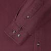 imageDubinik Mens Button Up Shirts Long Sleeve Casual Button Down Work Shirt Men Two Pocket Cotton with ComfortableBurgundy Solid