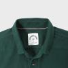 imageDubinik Mens Button Up Shirts Long Sleeve Casual Button Down Work Shirt Men Two Pocket Cotton with ComfortableDark Green Solid