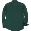 imageDubinik Mens Button Up Shirts Long Sleeve Casual Button Down Work Shirt Men Two Pocket Cotton with ComfortableDark Green Solid