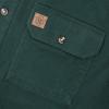 imageDubinik Mens Button Up Shirts Long Sleeve Casual Button Down Work Shirt Men Two Pocket Cotton with ComfortableDark Green Solid