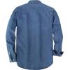 imageDubinik Mens Button Up Shirts Long Sleeve Casual Button Down Work Shirt Men Two Pocket Cotton with ComfortableLight Blue