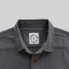 imageDubinik Mens Button Up Shirts Long Sleeve Casual Button Down Work Shirt Men Two Pocket Cotton with ComfortableLight Gray Solid
