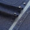 imageDubinik Mens Button Up Shirts Long Sleeve Casual Button Down Work Shirt Men Two Pocket Cotton with ComfortableNavy