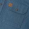 imageDubinik Mens Button Up Shirts Long Sleeve Casual Button Down Work Shirt Men Two Pocket Cotton with ComfortableNavy Blue Solid