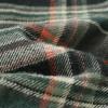 imageDubinik 13oz Ultra Heavyweight Mens Flannel Shirts Long Sleeve Casual Button Down Pocket Soft Warm Cotton ShirtBlack Green and Orange