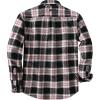 imageDubinik 13oz Ultra Heavyweight Mens Flannel Shirts Long Sleeve Casual Button Down Pocket Soft Warm Cotton ShirtBlack White and Red