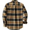 imageDubinik 13oz Ultra Heavyweight Mens Flannel Shirts Long Sleeve Casual Button Down Pocket Soft Warm Cotton ShirtBrown and Grey