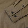 imageDubinik 7oz Mens Button Up Shirts Long Sleeve Casual Button Down Shirt Men Vintage 2 Pocket Sturdy StretchDark Khaki 056
