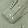 imageDubinik 7oz Mens Button Up Shirts Long Sleeve Casual Button Down Shirt Men Vintage 2 Pocket Sturdy StretchLight Green 056