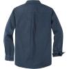 imageDubinik 7oz Mens Button Up Shirts Long Sleeve Casual Button Down Shirt Men Vintage 2 Pocket Sturdy StretchNavy Blue 056