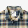 imageDubinik Flannel Shirt for Men Plaid Mens Button Down Long Sleeve Shirts Cotton CasualA Beige Blue