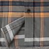 imageDubinik Flannel Shirt for Men Plaid Mens Button Down Long Sleeve Shirts Cotton CasualA Grey Yellow