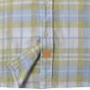 imageDubinik Flannel Shirt for Men Plaid Mens Button Down Long Sleeve Shirts Cotton CasualA Light Yellow and White Plaid