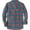 imageDubinik Flannel Shirt for Men Plaid Mens Button Down Long Sleeve Shirts Cotton CasualA Red and Blue