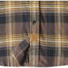 imageDubinik Flannel Shirt for Men Plaid Mens Button Down Long Sleeve Shirts Cotton CasualA Yellow and Bronze