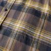 imageDubinik Flannel Shirt for Men Plaid Mens Button Down Long Sleeve Shirts Cotton CasualA Yellow and Bronze