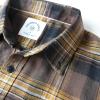 imageDubinik Flannel Shirt for Men Plaid Mens Button Down Long Sleeve Shirts Cotton CasualA Yellow and Bronze