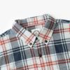 imageDubinik Flannel Shirt for Men Plaid Mens Button Down Long Sleeve Shirts Cotton CasualBlack Beige Orange
