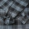 imageDubinik Flannel Shirt for Men Plaid Mens Button Down Long Sleeve Shirts Cotton CasualBlack Grey