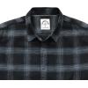 imageDubinik Flannel Shirt for Men Plaid Mens Button Down Long Sleeve Shirts Cotton CasualBlack Ombre