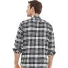 imageDubinik Flannel Shirt for Men Plaid Mens Button Down Long Sleeve Shirts Cotton CasualBlack White