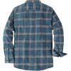 imageDubinik Flannel Shirt for Men Plaid Mens Button Down Long Sleeve Shirts Cotton CasualBlue and Orange
