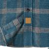 imageDubinik Flannel Shirt for Men Plaid Mens Button Down Long Sleeve Shirts Cotton CasualBlue and Orange