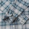 imageDubinik Flannel Shirt for Men Plaid Mens Button Down Long Sleeve Shirts Cotton CasualForest Green Grey