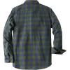 imageDubinik Flannel Shirt for Men Plaid Mens Button Down Long Sleeve Shirts Cotton CasualGreen Navy Blue