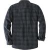 imageDubinik Flannel Shirt for Men Plaid Mens Button Down Long Sleeve Shirts Cotton CasualGrey Black