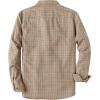 imageDubinik Flannel Shirt for Men Plaid Mens Button Down Long Sleeve Shirts Cotton CasualKhaki and White