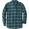 imageDubinik Flannel Shirt for Men Plaid Mens Button Down Long Sleeve Shirts Cotton CasualNavy Blue Green