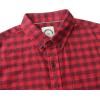 imageDubinik Flannel Shirt for Men Plaid Mens Button Down Long Sleeve Shirts Cotton CasualRed and Navy