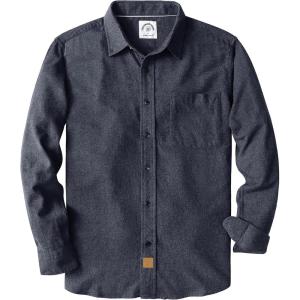 imageDubinik Flannel Shirt for Men Plaid Mens Button Down Long Sleeve Shirts Cotton CasualGrey