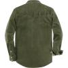 image:imageDubinik Corduroy Jacket Men 2 Pockets Casual Cotton Pearl Snap Western Work Shirts Vintage Long SleeveArmy Green