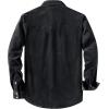 image:imageDubinik 10 oz Ultra Heavyweight Corduroy Pearl Snap Shirt Men Western Vintage Jacket Long Sleeve Casual Cotton 2 PocketsBlack