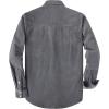 image:imageDubinik 10 oz Ultra Heavyweight Corduroy Pearl Snap Shirt Men Western Vintage Jacket Long Sleeve Casual Cotton 2 PocketsGray
