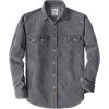 image:imageDubinik 10 oz Ultra Heavyweight Corduroy Pearl Snap Shirt Men Western Vintage Jacket Long Sleeve Casual Cotton 2 PocketsGray