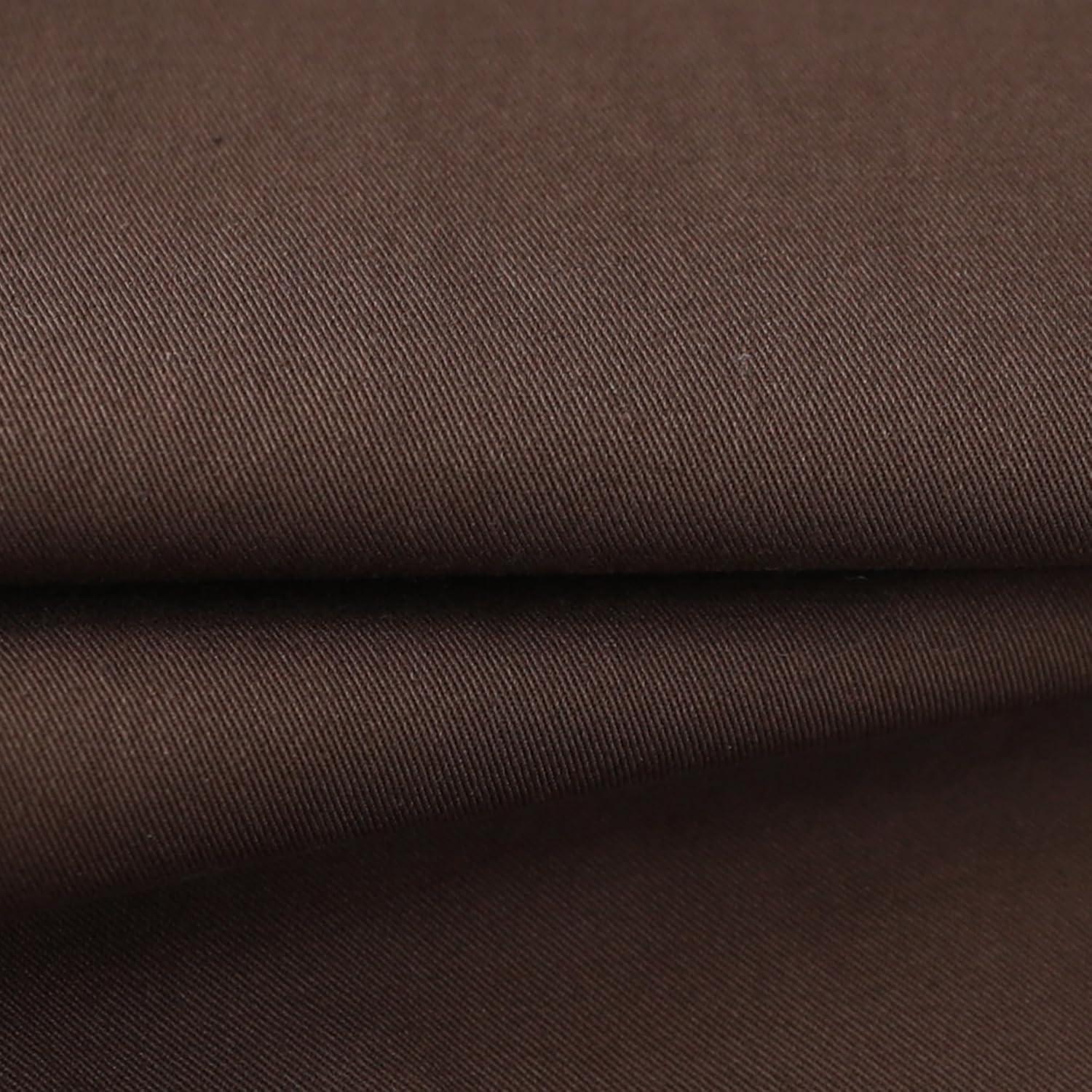 image:imageDubinik Mens Short Sleeve Button Down Shirts 2 Pocket Casual Vintage Cotton Button up Comfortable Western Heavyweight WorkBrown