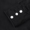 image:imageDubinik Long Sleeve Pearl Snap Shirts for Men Western Cowboy Shirt Casual Work Button Down with Pockets Comfortable FitBlack